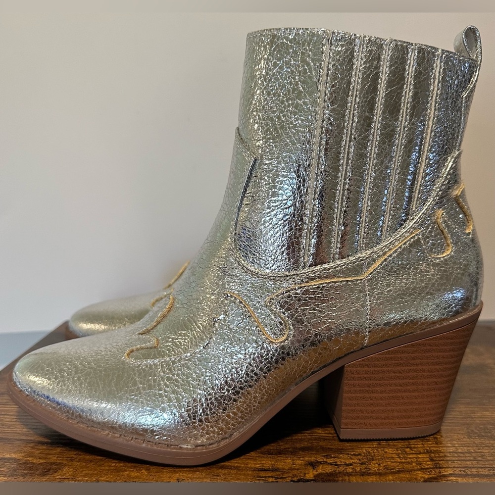SO Silver Heeled Boots